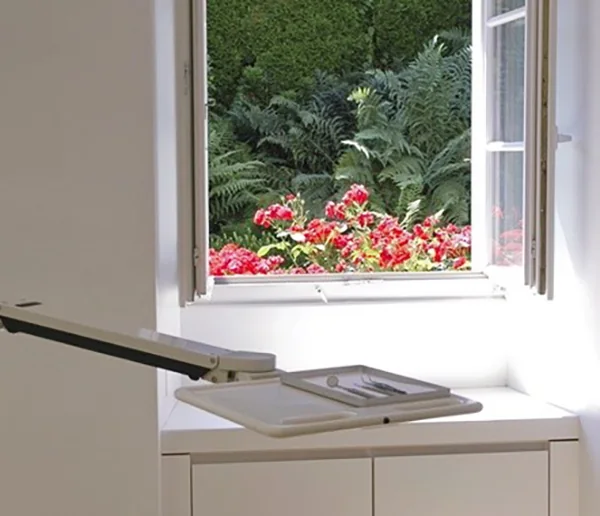 Treatment room overlooking the garden